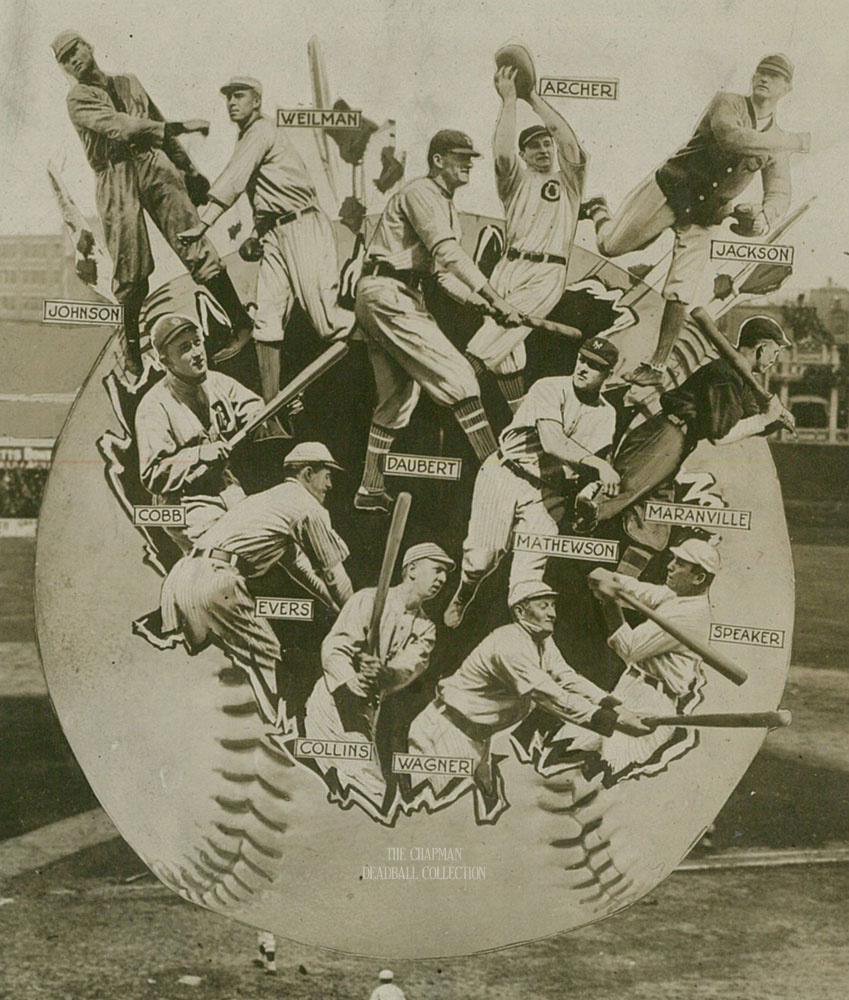 Shoeless Joe Jackson and Ty Cobb - circa 1913 Canvas Print