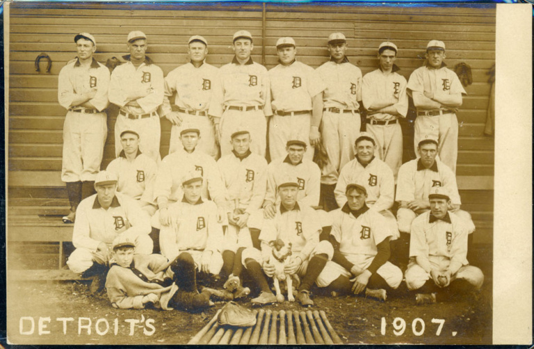 Detroit Tigers Team Cabinet Photo, 1907 – The Chapman Deadball Collection